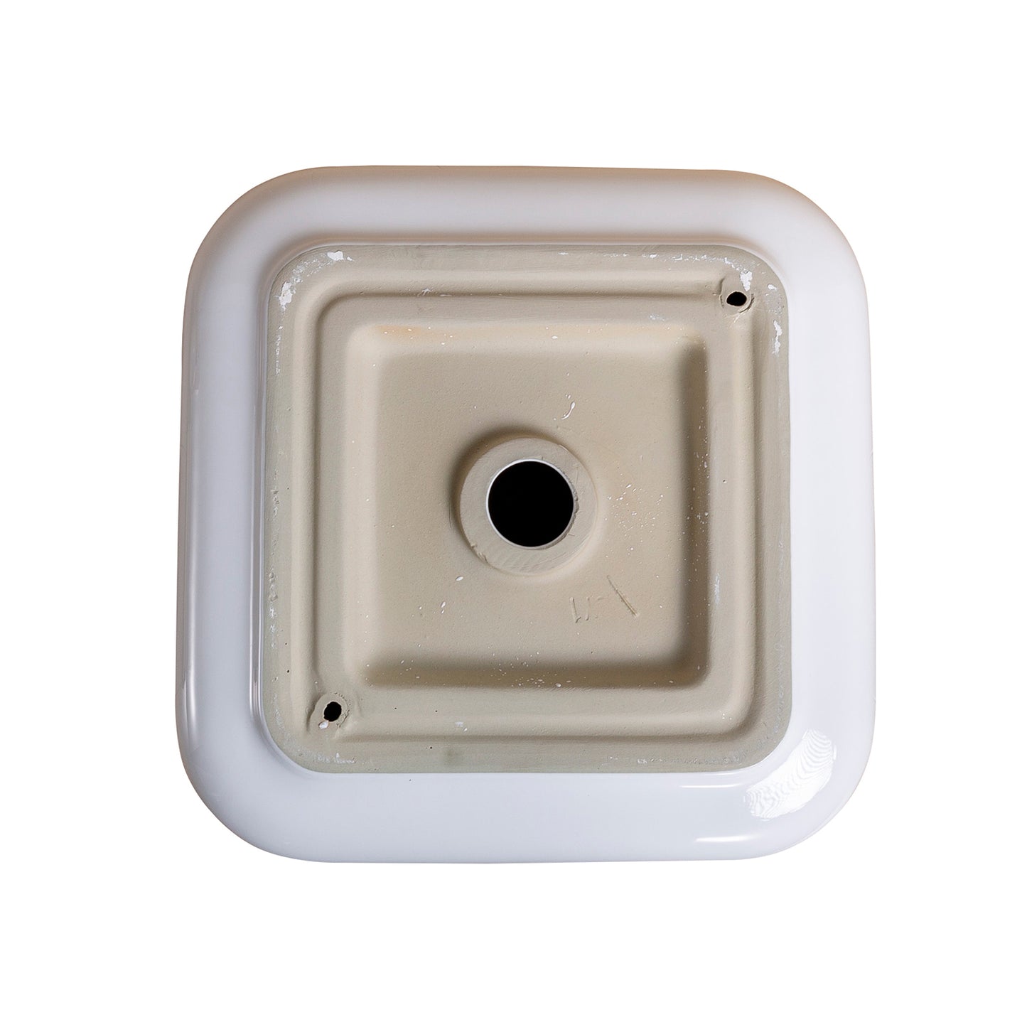 Vessel  Bathroom Sink Basin in White Ceramic