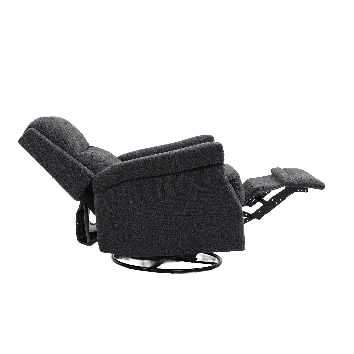 360 Degree Swivel Recliner Chair with Rocking and Reclining Functionality