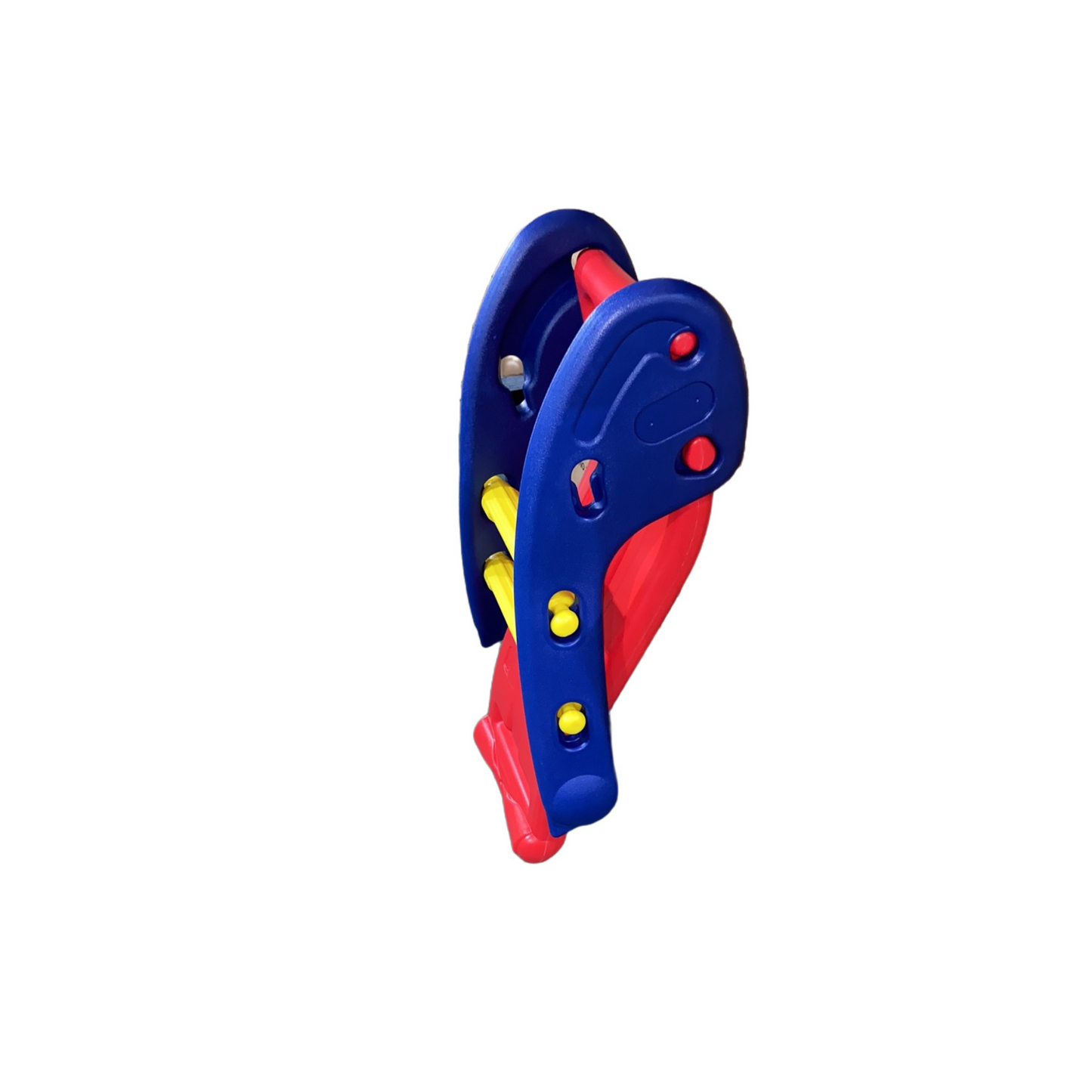 CE Approved Foldable Kids Plastic Slide - Blue Red Yellow