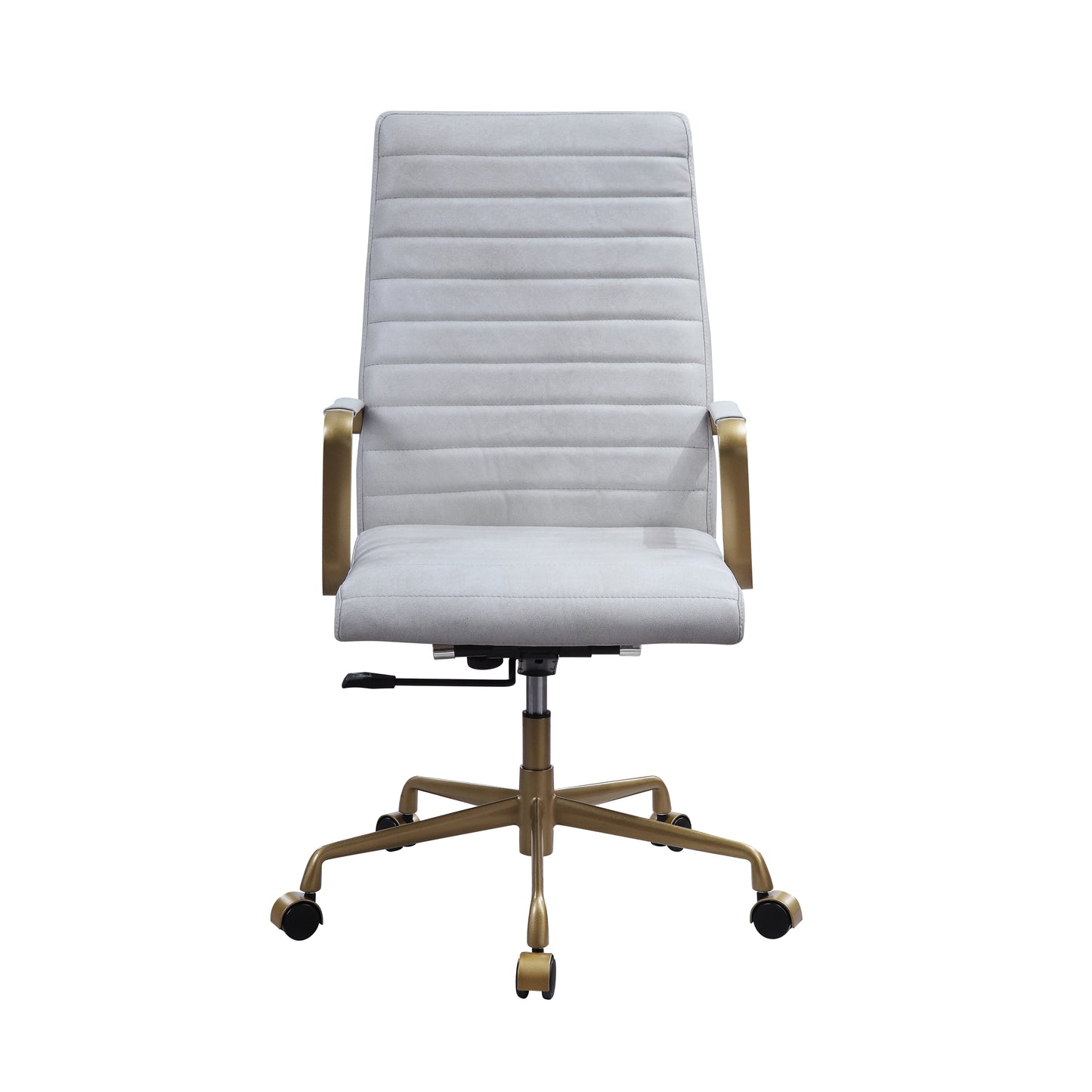 Duralo Office Chair in Vintage White Top Grain Leather 93168