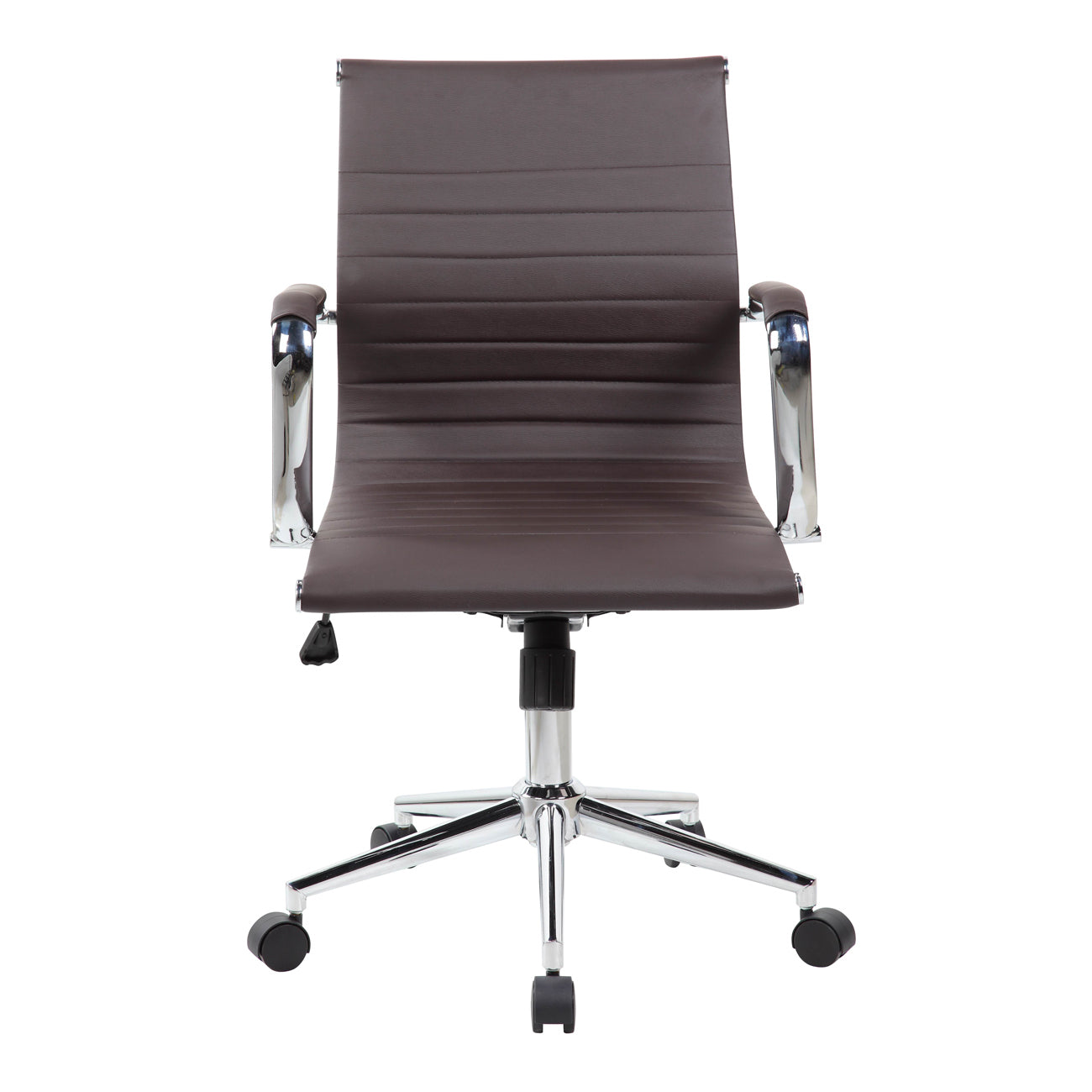 Modern Medium Back Executive Office Chair, Chocolate