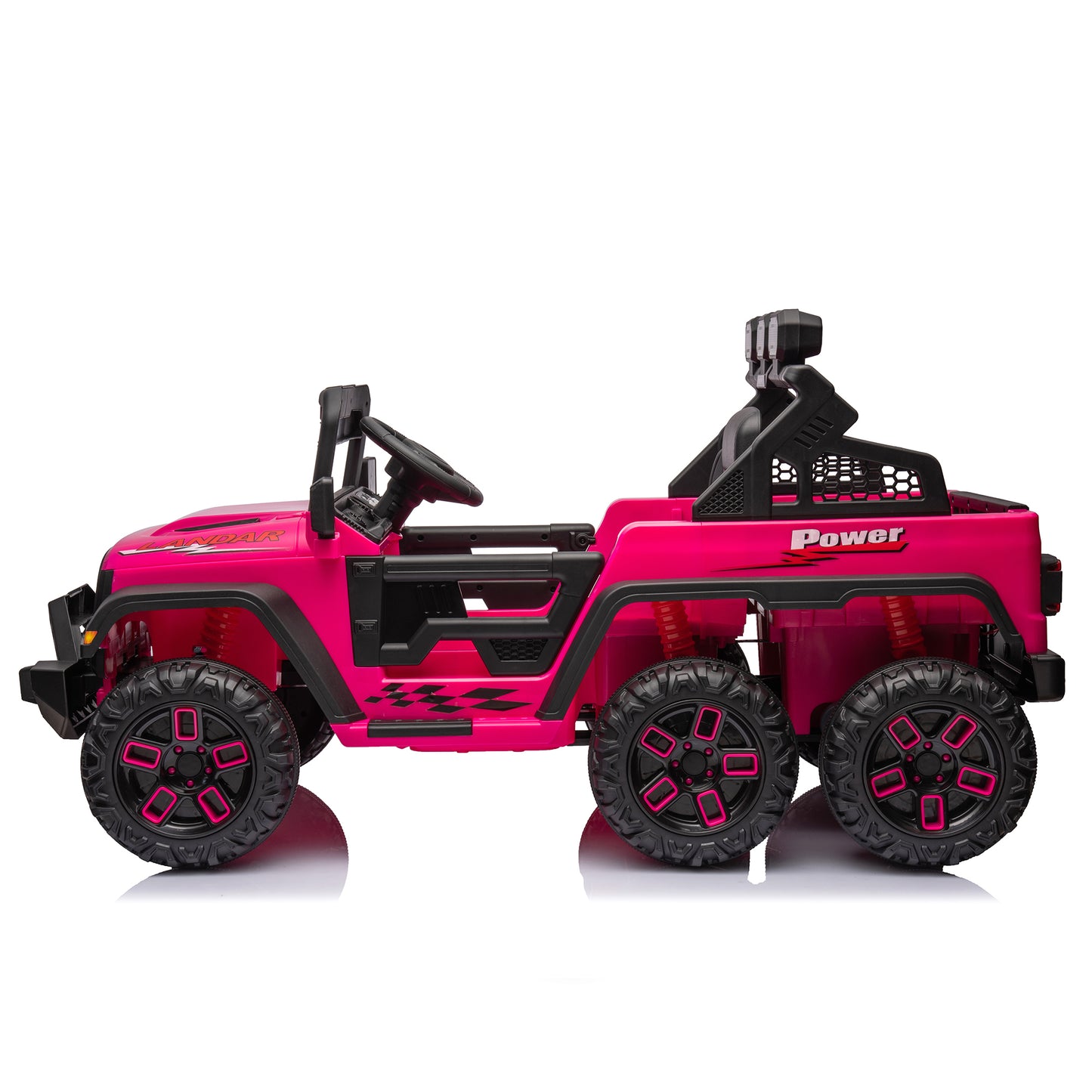 24V Ride On Large Pickup Truck Car for Kids with Remote Control and Bluetooth Music