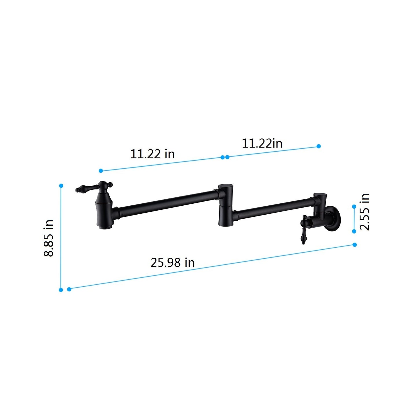 Pot Filler Faucet Wall Mount