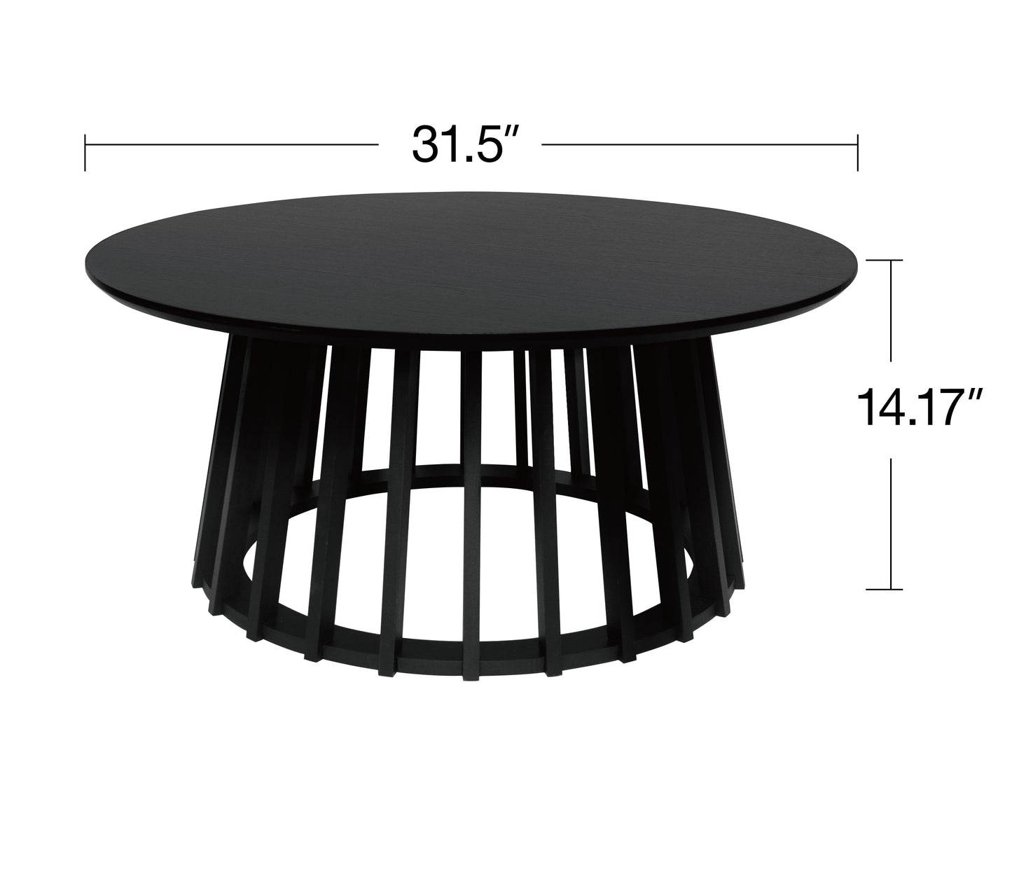 Elegant Set of 2 Round Coffee Tables with Grille Design, Ideal for Bedroom, Living Room, or Balcony