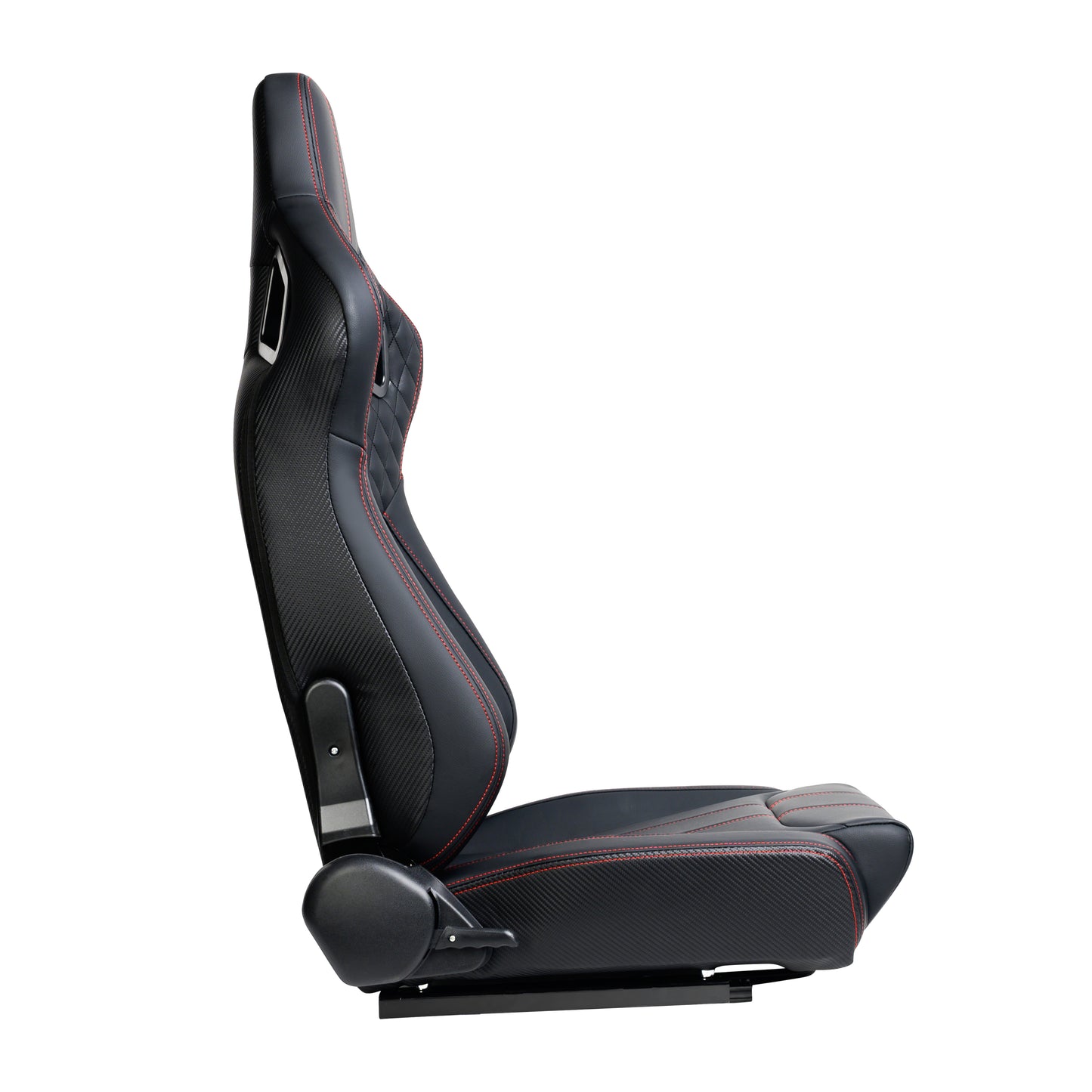 Race Car Seat - Black Vinyl Racing Seat