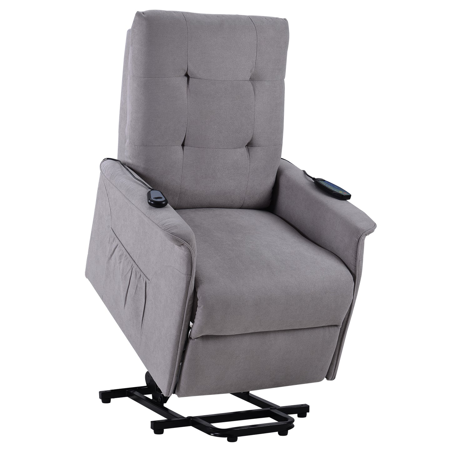 Electric Power Lift Recliner Chair with Adjustable Massage - Ideal for Seniors