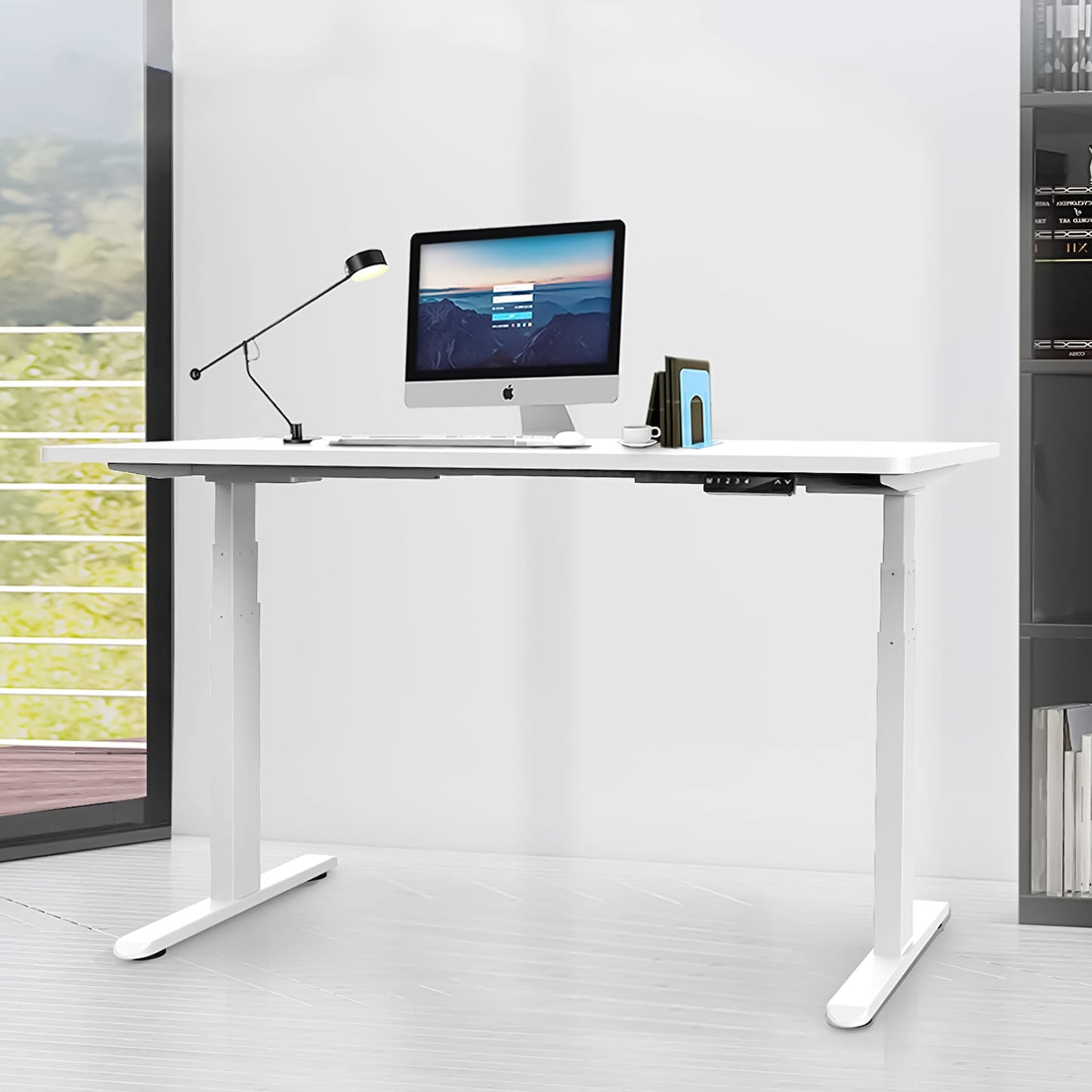 Height-Adjustable Electric Desk Frame with Dual Motors by ErGear