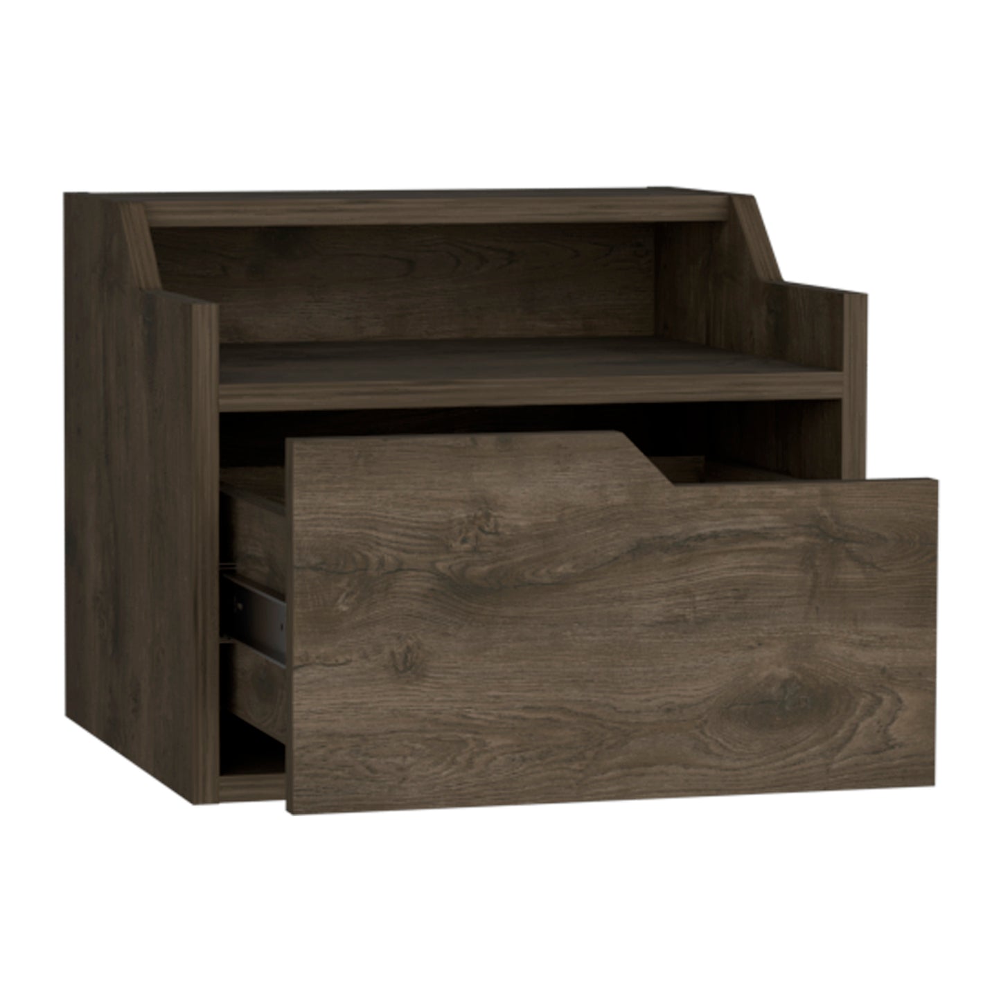 Floating Nightstand Chester, Bedroom, Dark Brown