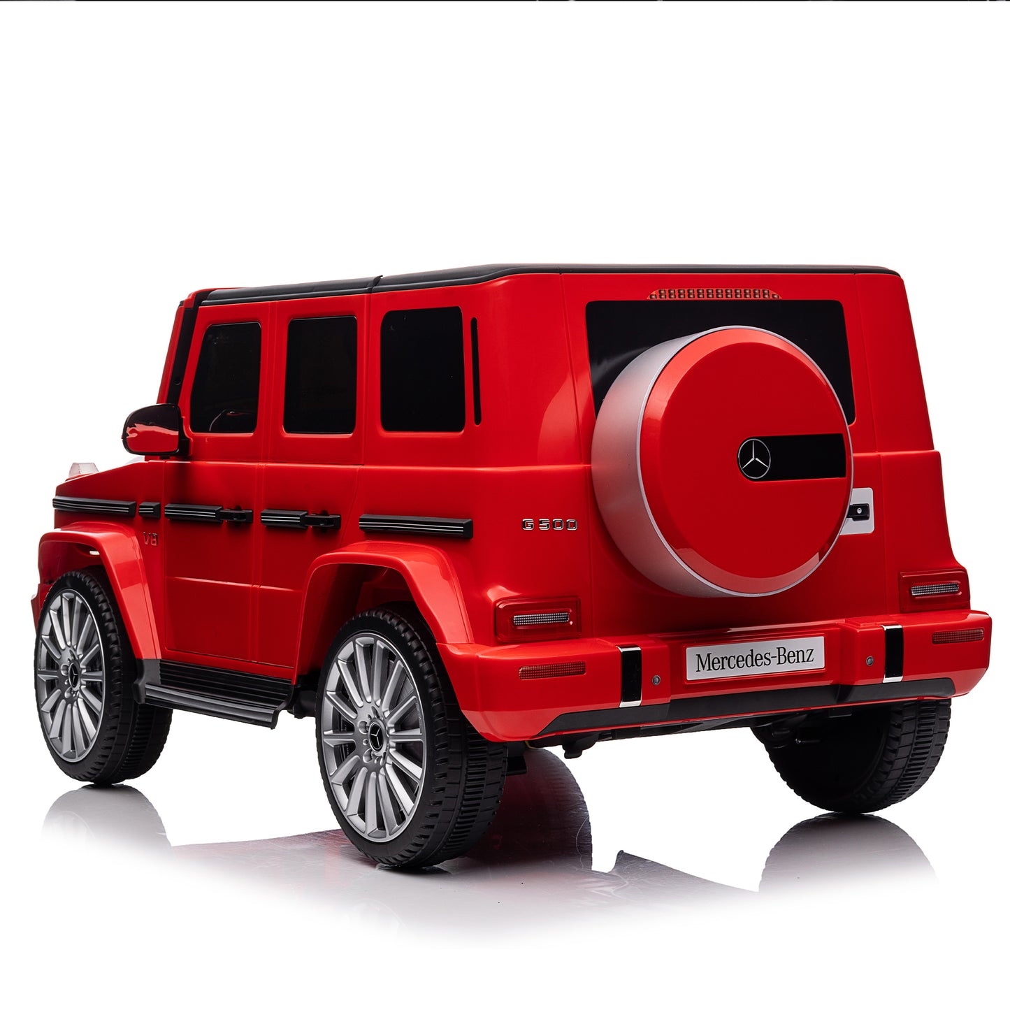 Licensed Mercedes-Benz G500,24V Kids ride on toy 2.4G W/Parents Remote Control,electric car for kids,Three speed adjustable,Power display, USB,MP3 ,Bluetooth,LED light,Three-point safety belt