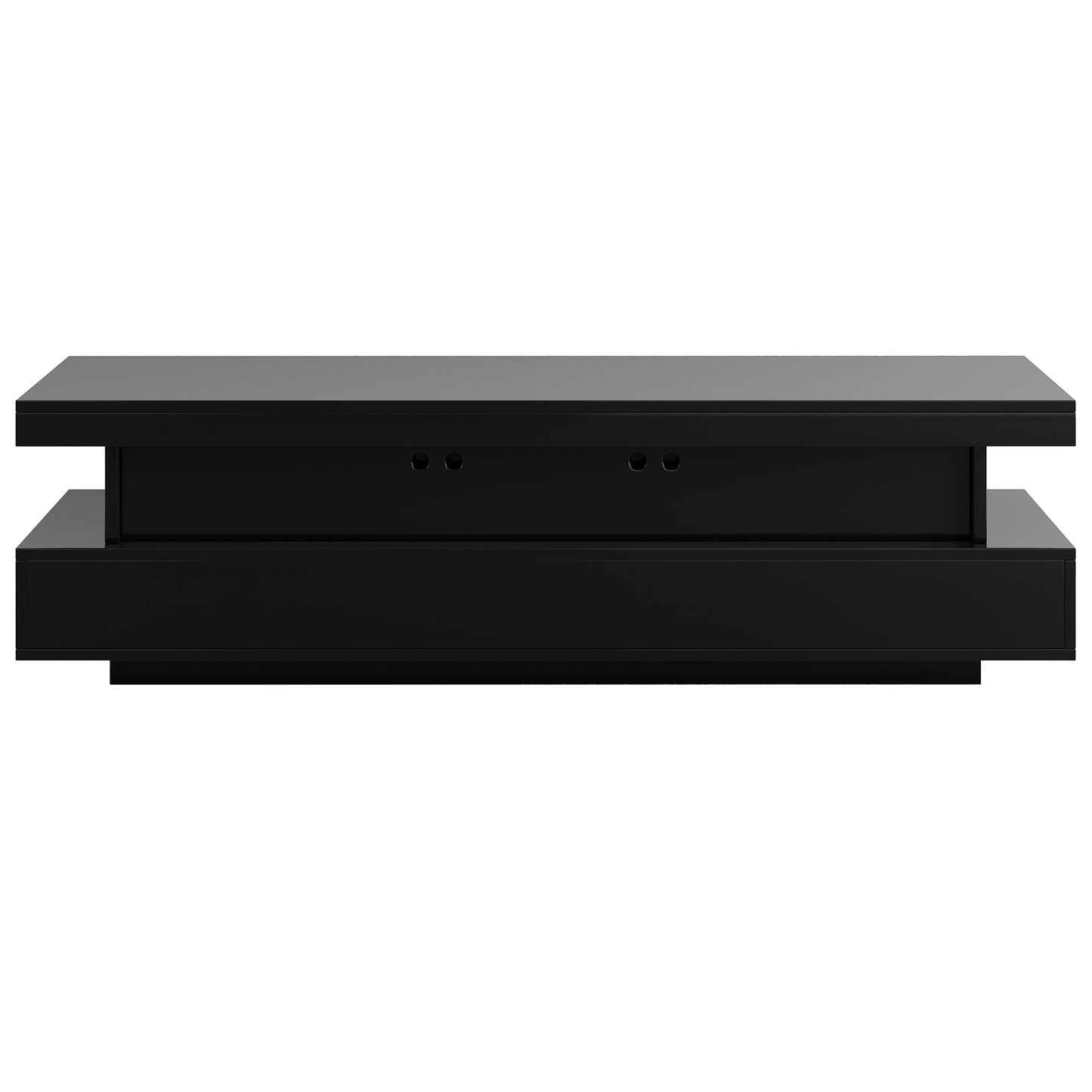 Sleek LED TV Stand with 16 Color Options and Abundant Storage for 70 TVs