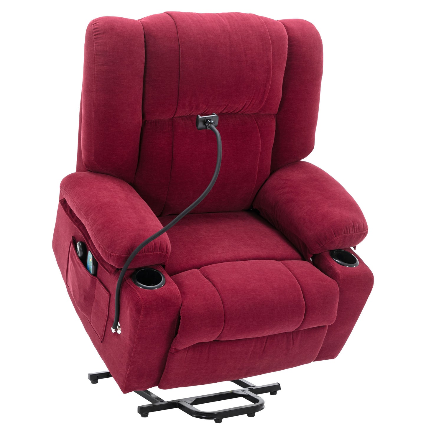 Ultimate Comfort Power Lift Recliner Chair with Massage, Heating, and Remote Control