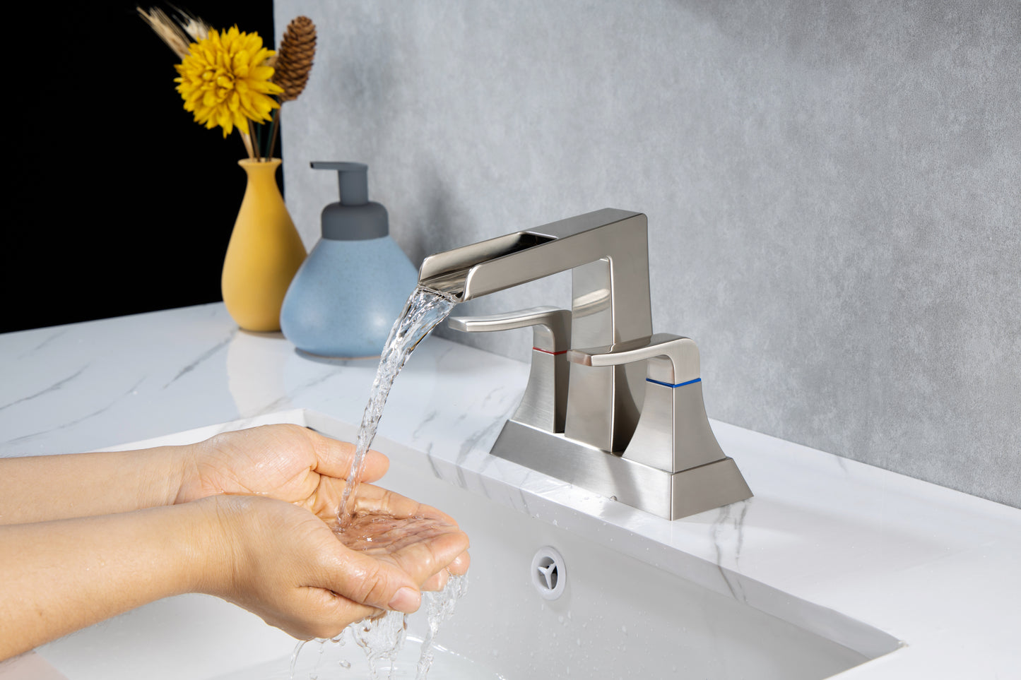 Enhance Your Bathroom with a Brushed Nickel 2-Handle Lavatory Faucet