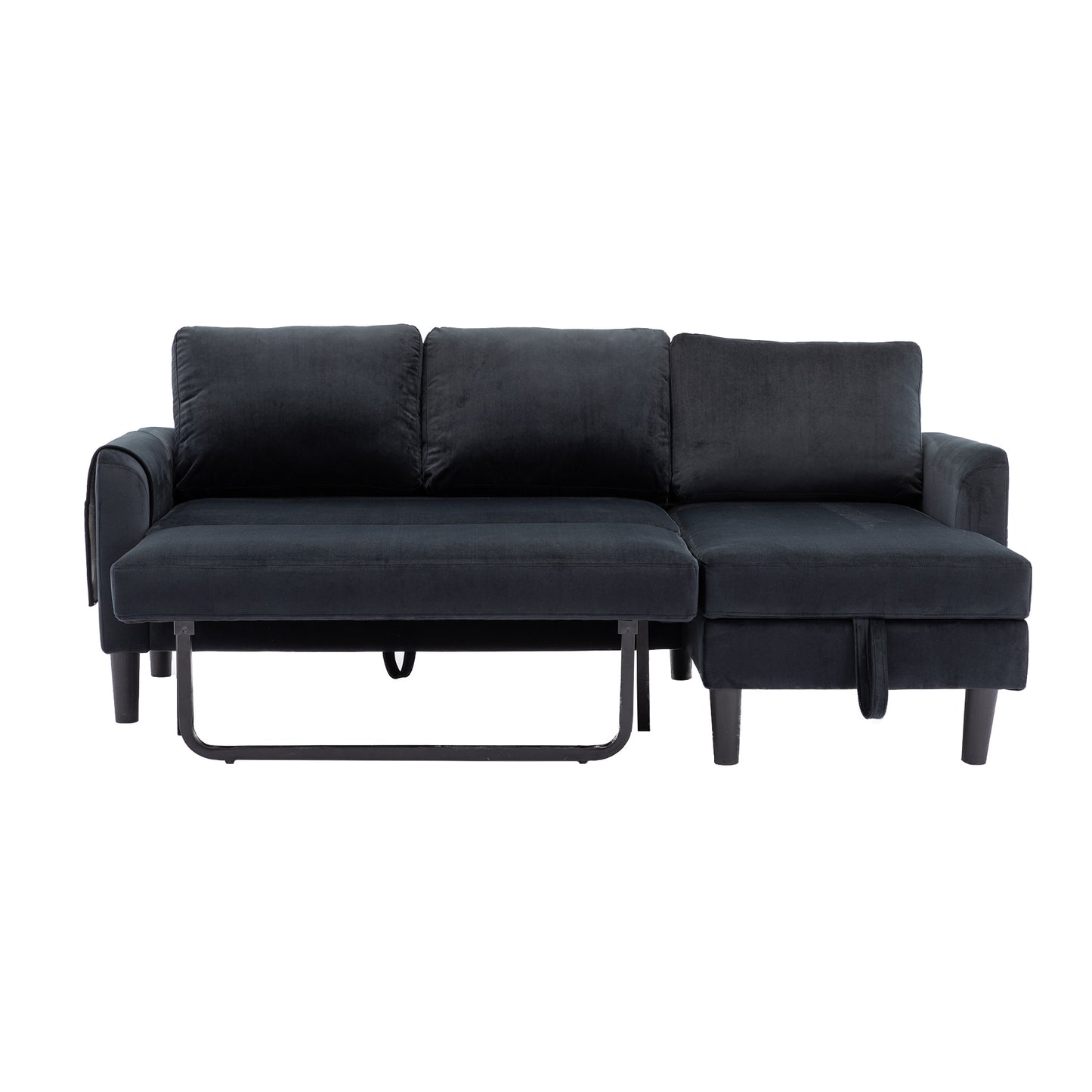 UNITED WE WIN Sectional Sofa Reversible Sectional Sleeper Sectional Sofa with Storage Chaise