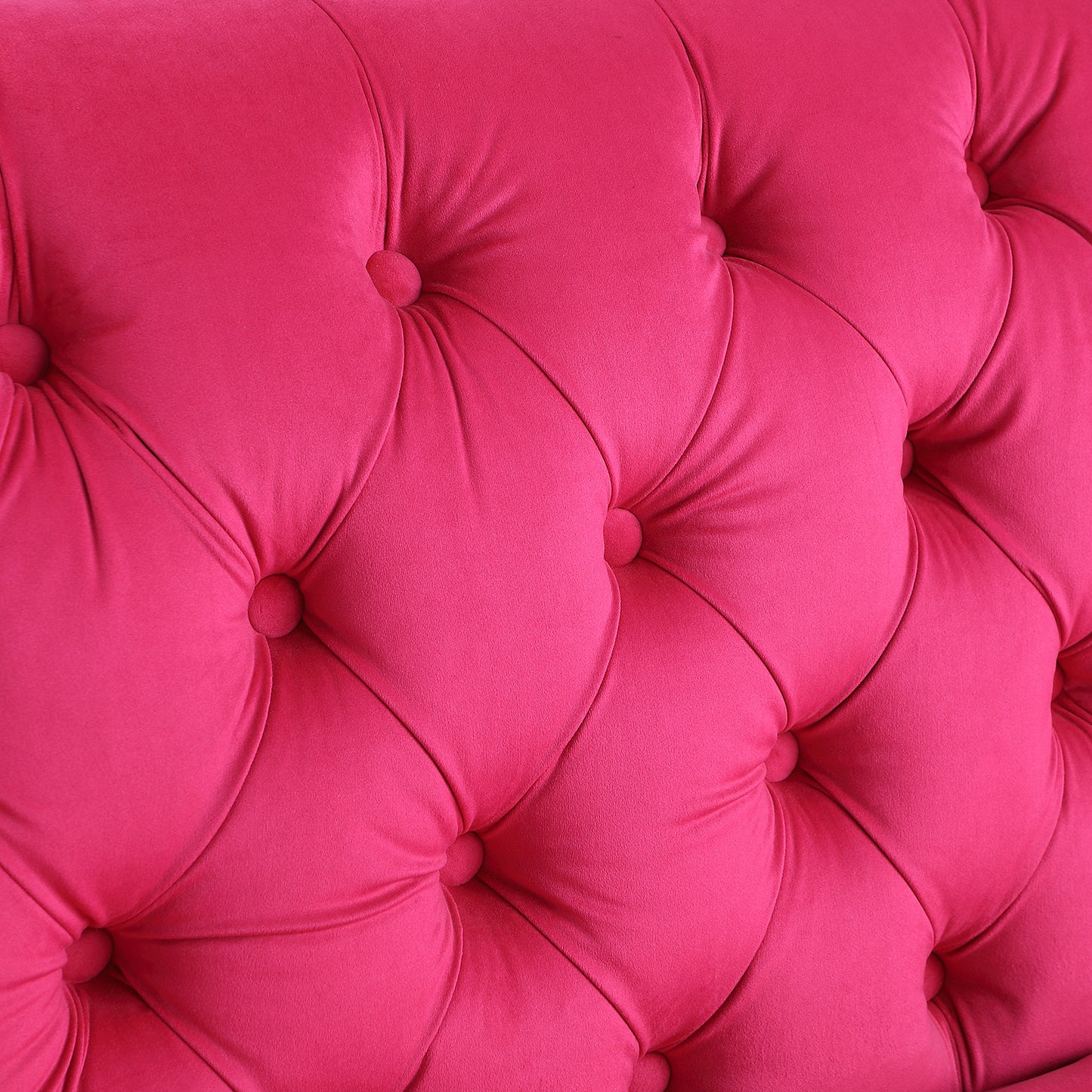 rose red  Chesterfield;3 seater ,modern sofa