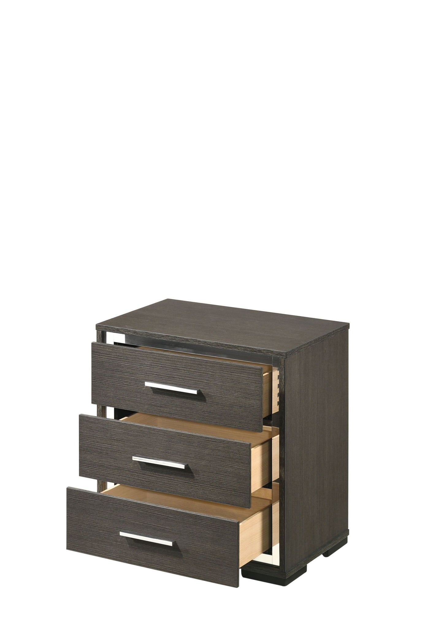 Escher Nightstand w/USB Dock, Gray Oak 27653