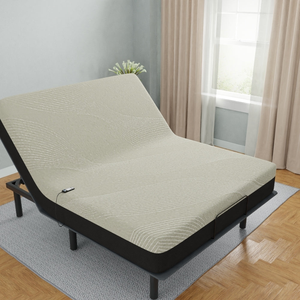 OS1 Black Twin XL Adjustable Bed Base With Head Position Adjustments