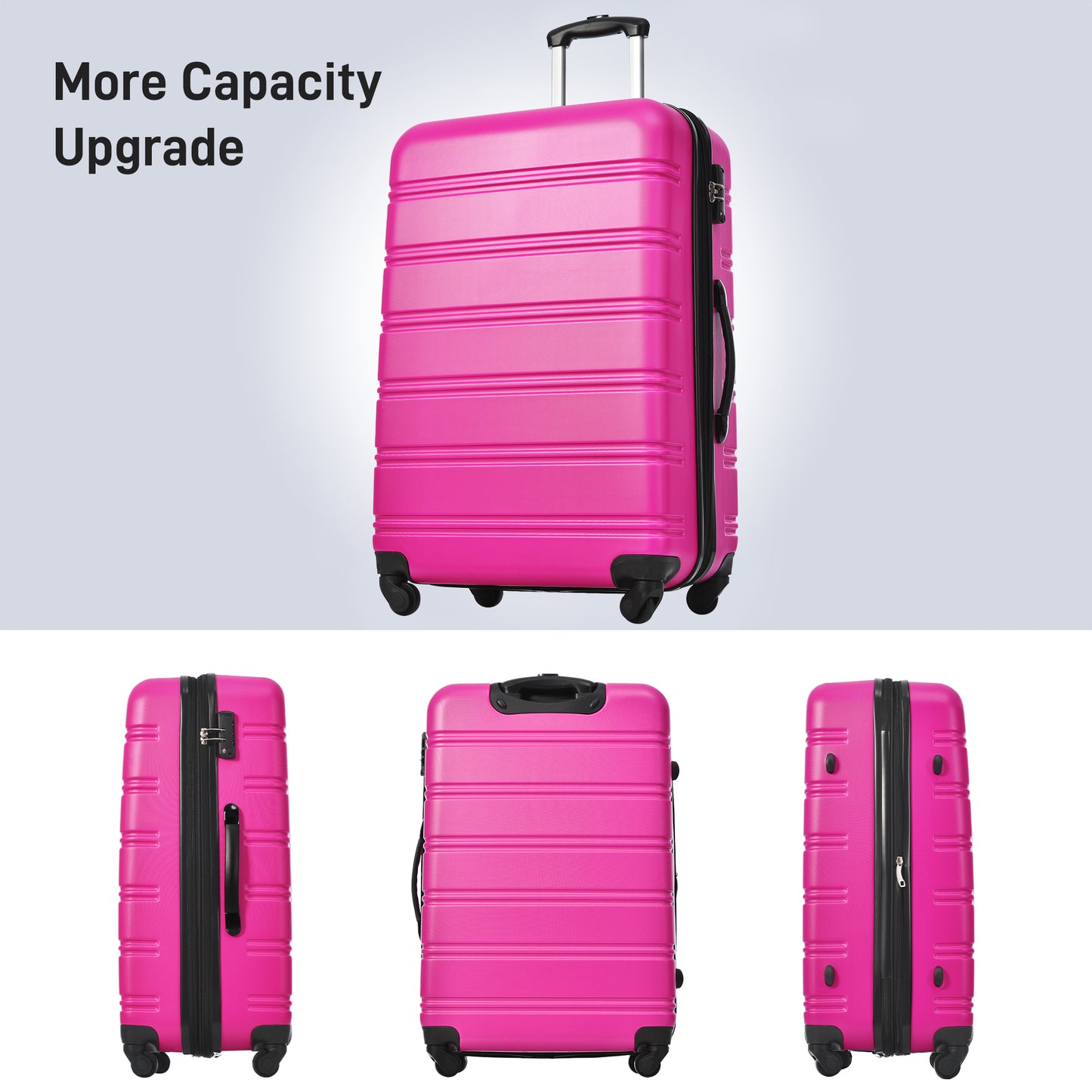 Luggage Sets of 2 Piece Carry on Suitcase Airline Approved,Hard Case Expandable Spinner Wheels