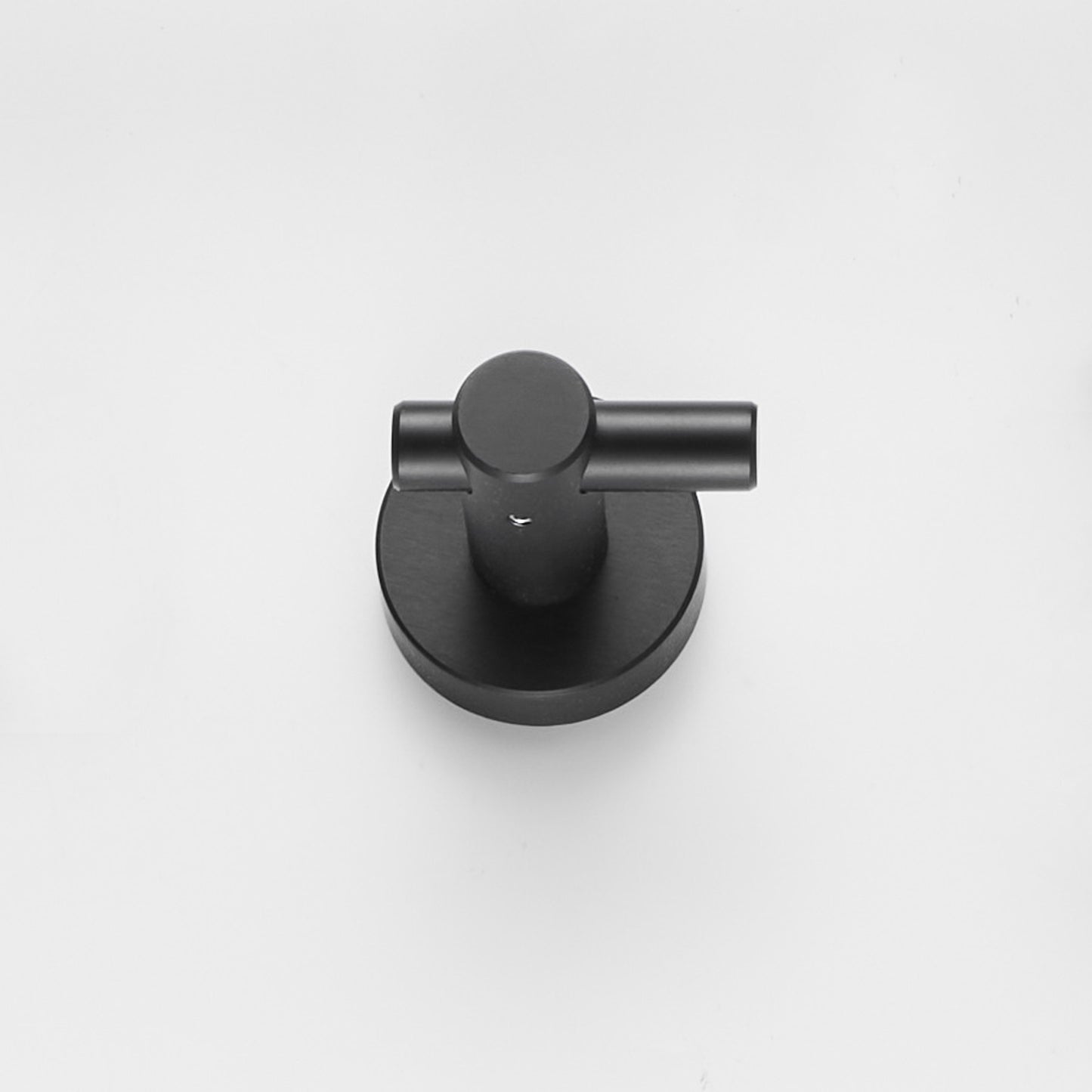 Stylish Matte Black Wall Hooks, Set of 2