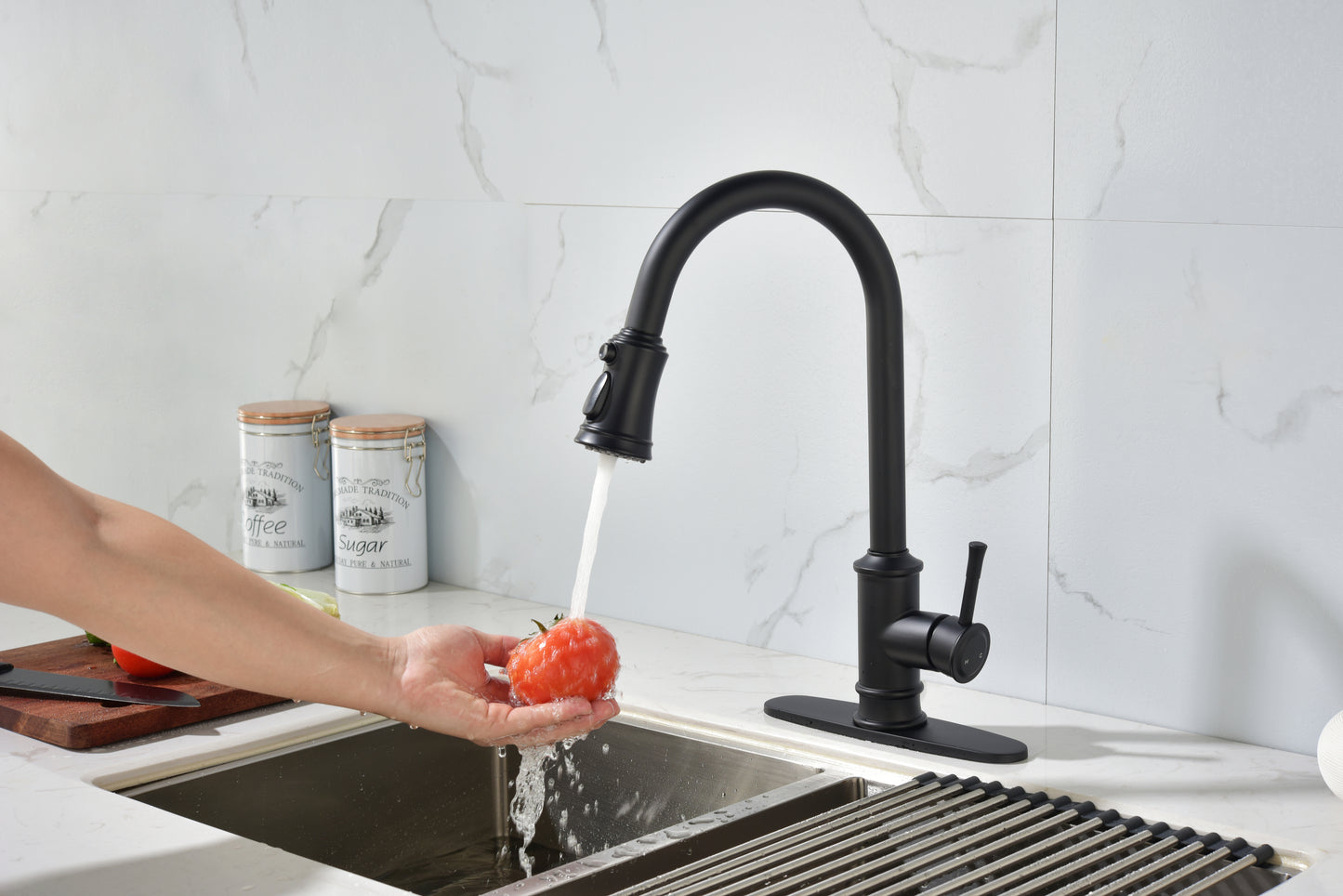 Kitchen Faucet with Pull Out Spraye