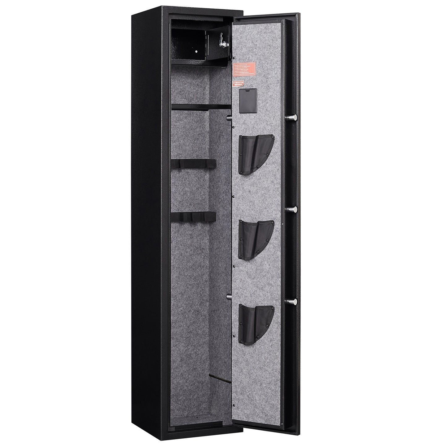 5 Gun Safe with Electronic Keypad, LED Light, and Alarm System