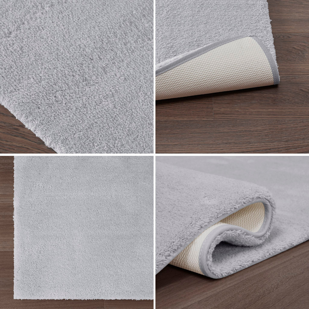 Plush Marshmallow Bath Rug with Quick Dry Technology