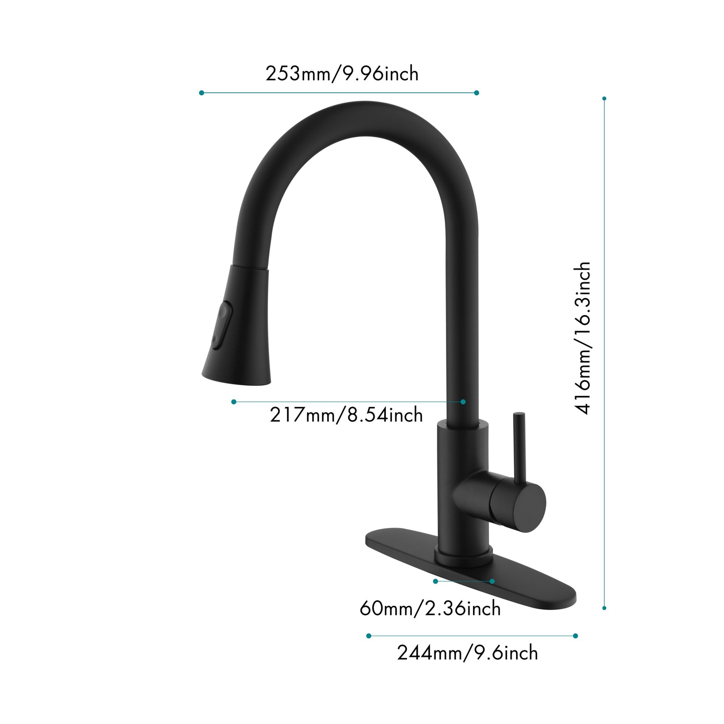 Kitchen Faucet with Pull Out Spraye