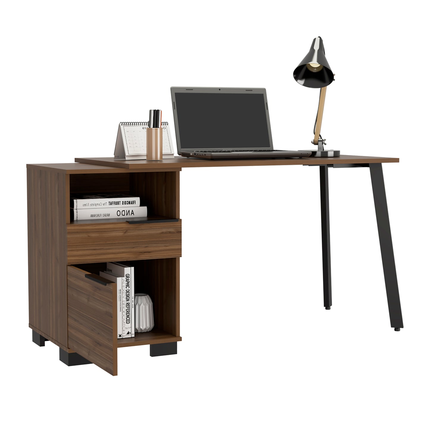 Solid Mahogany Home Office Desk