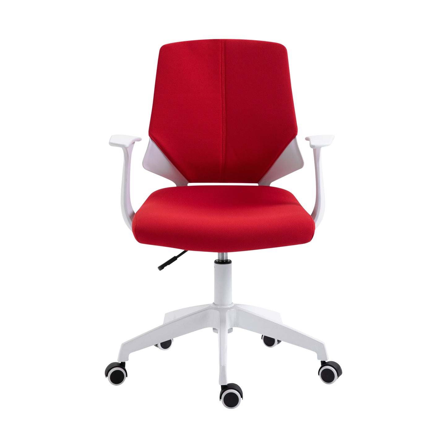 Height Adjustable Mid Back Office Chair, Red