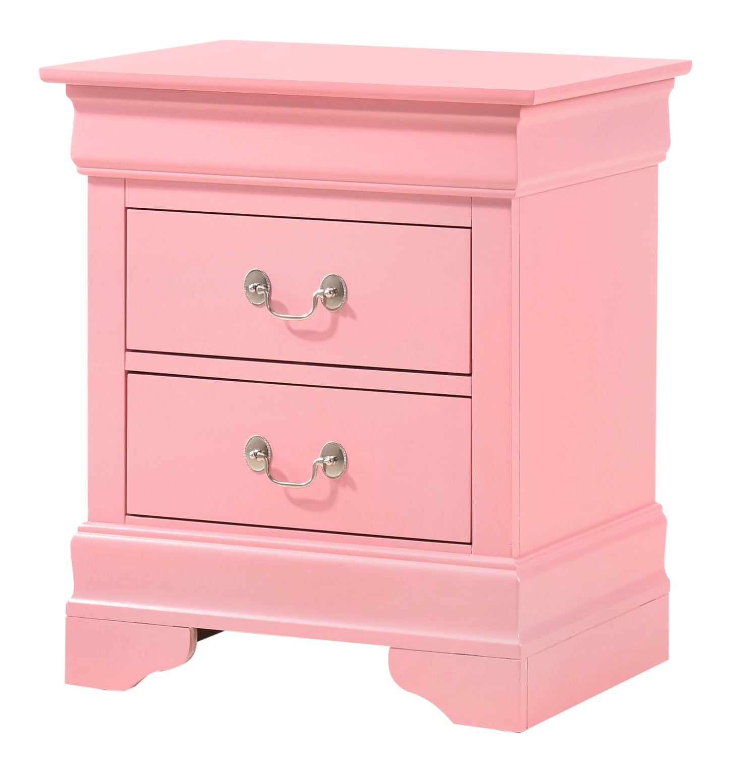 LouisPhillipe G02104-N Nightstand , Pink