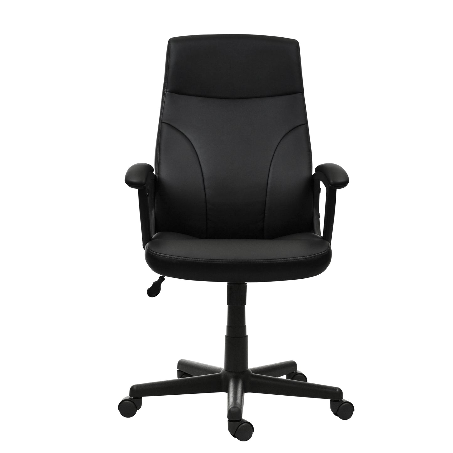 Medium Back Executive Office Chair, Black