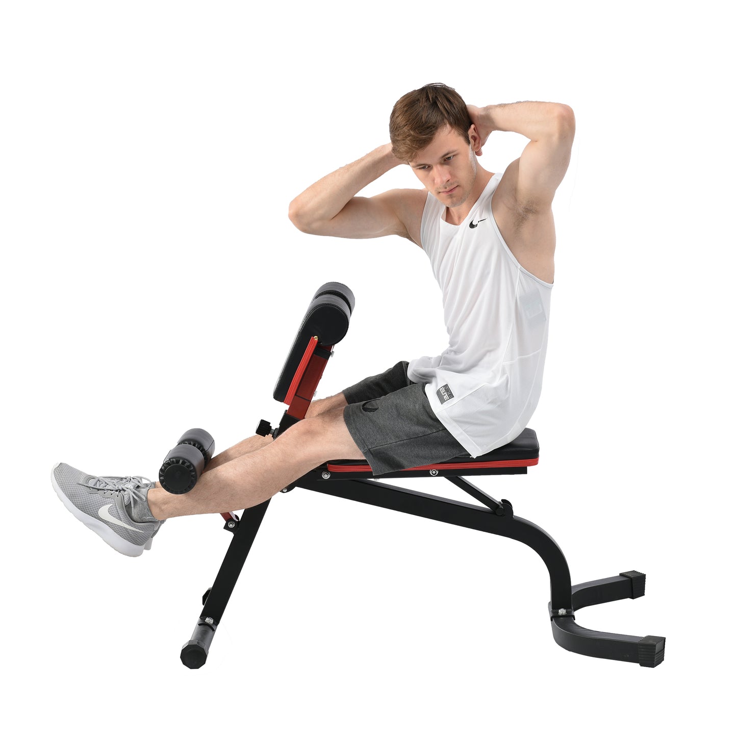 Roman Chair with Adjustable Height,Multi-function Bench, Back Extension Bench, Ab Chair for Whole-Body Training