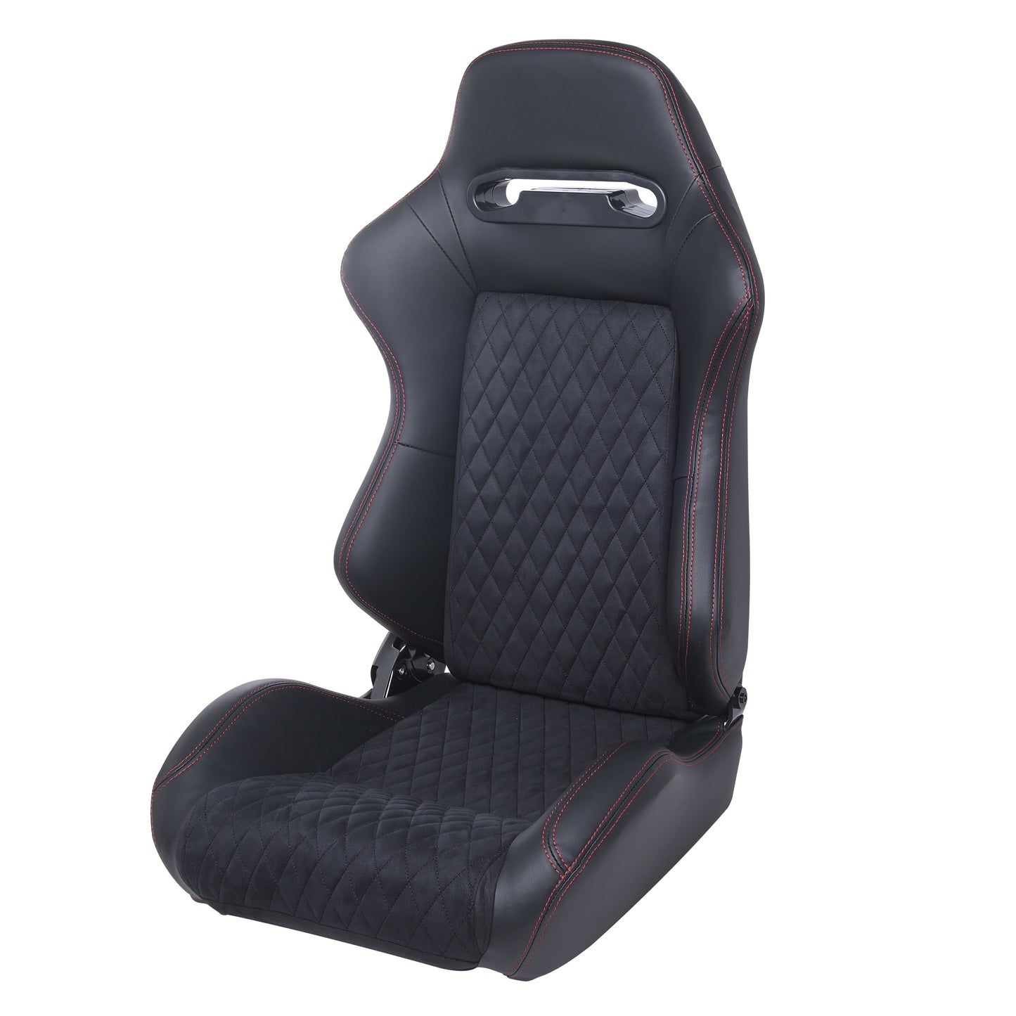 2pcs Racing Seats with High Quality PVC and Suede Material