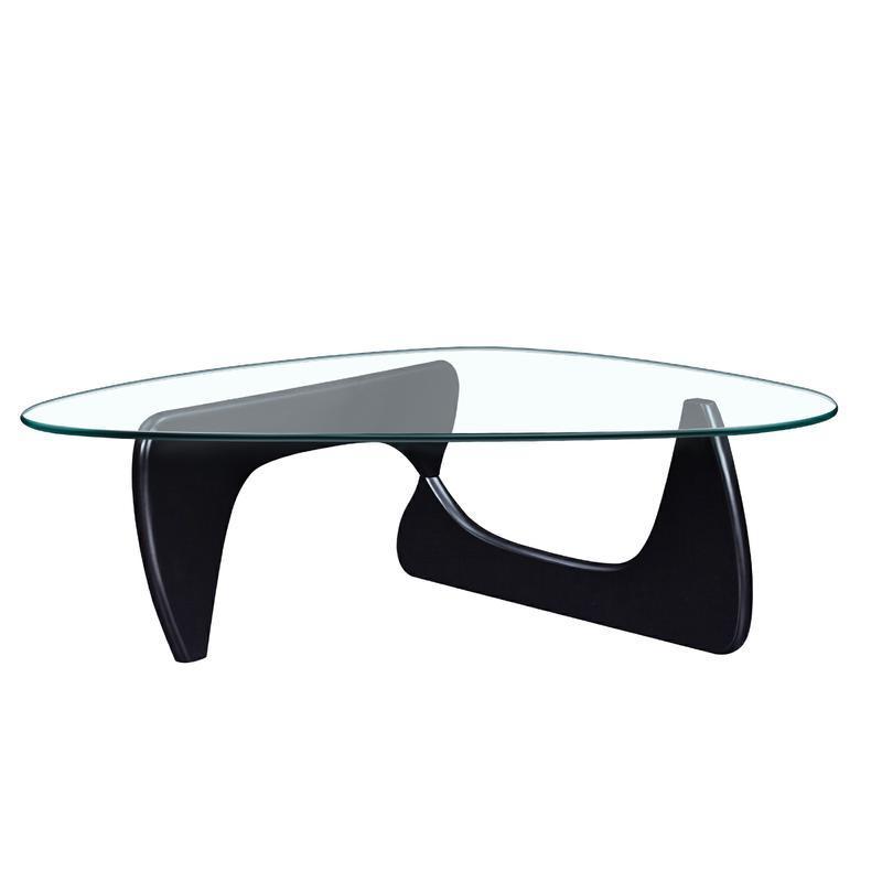 Modern Black Triangle Coffee Table for Contemporary Homes