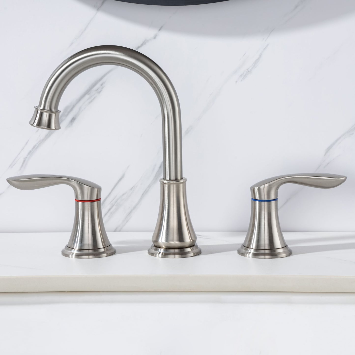 Elegant Widespread Bathroom Faucet Set with Durable Components