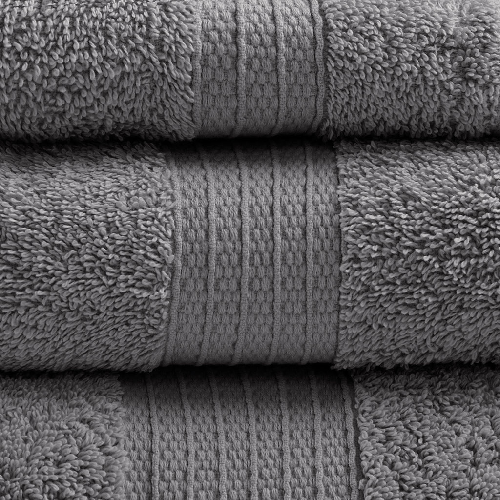 Madison Park Luxury Organic Cotton 6-Piece Towel Set