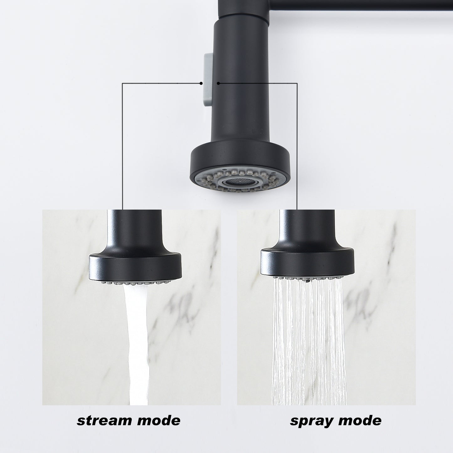 Kitchen Faucet with Pull Out Spraye