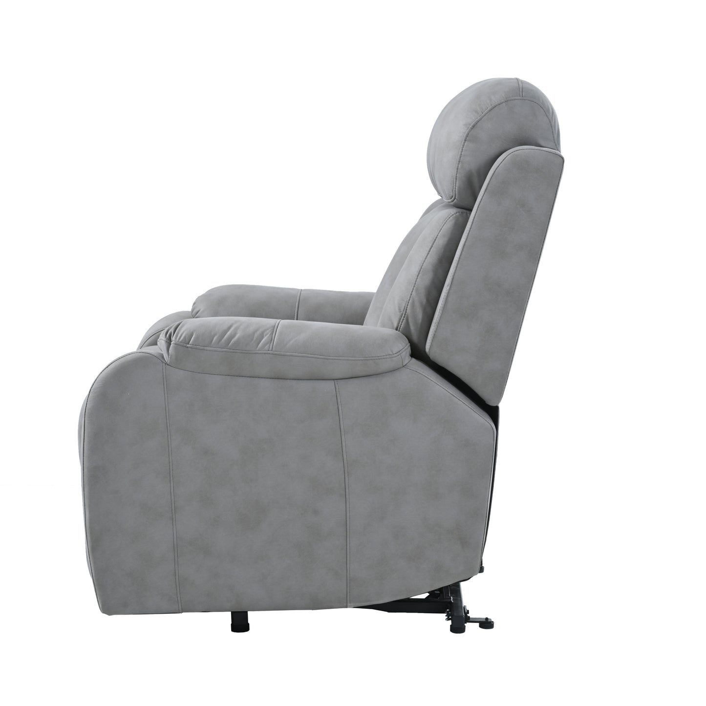 Elderly-Friendly Light Gray Electric Power Lift Recliner Chair