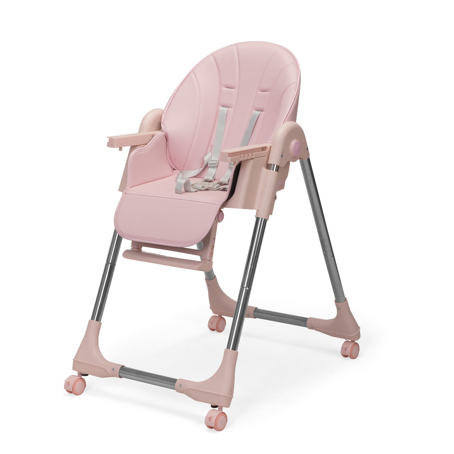 Multipurpose Adjustable Highchair for Baby Toddler Dinning Table with Feeding Tray and 3-Point Safety Buckle