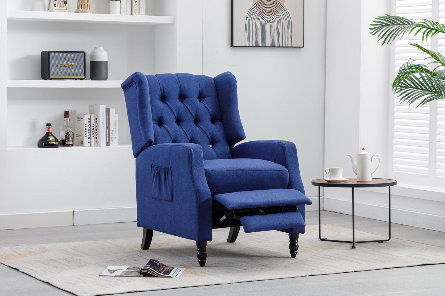 Elegant Upholstered Recliner Chair for Cozy Living