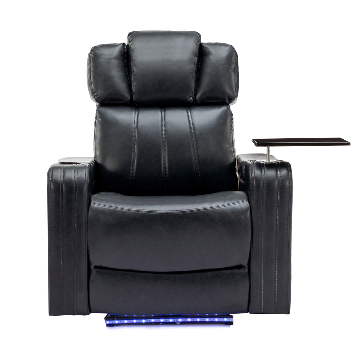 Home Theater Power Recliner with Cooling Cup Holder, Bluetooth Speaker, LED Lights, and USB Ports