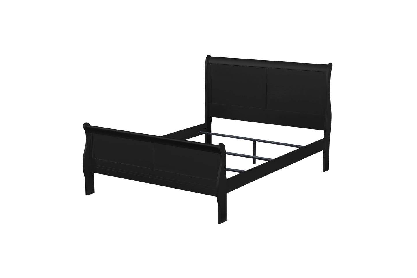 Louis Philippe Queen Bed in Black 23730Q