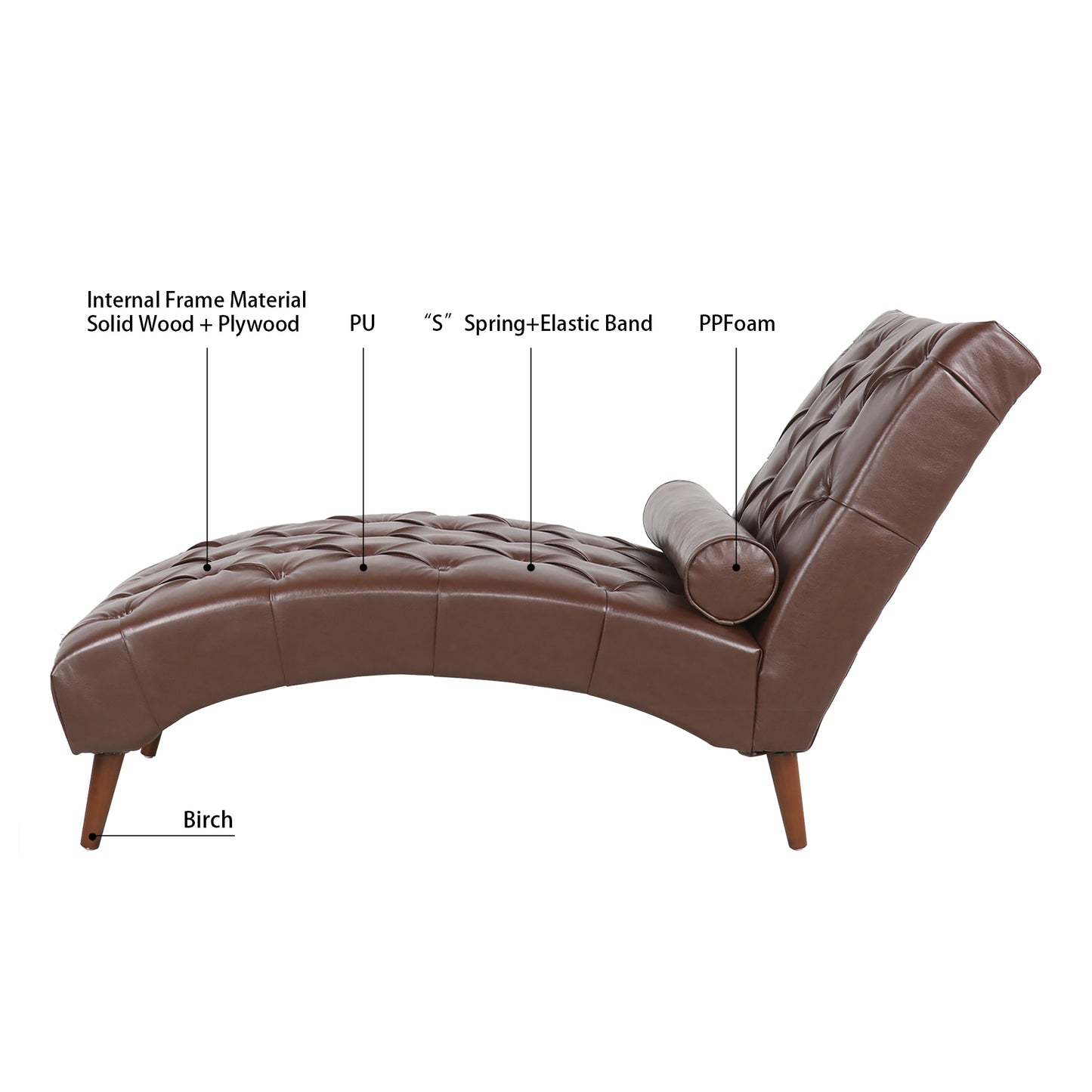 Upholstered Chaise Lounge