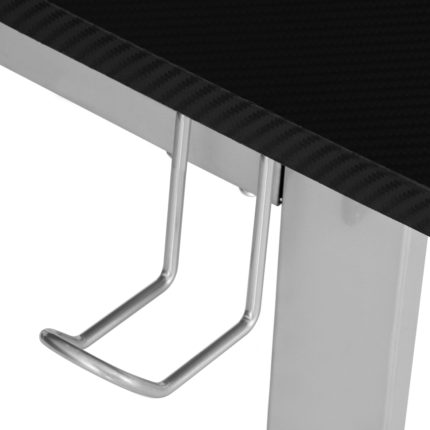 Elevate Gaming Space with Black Warrior L-Shaped Desk - Enhanced Gaming Setup