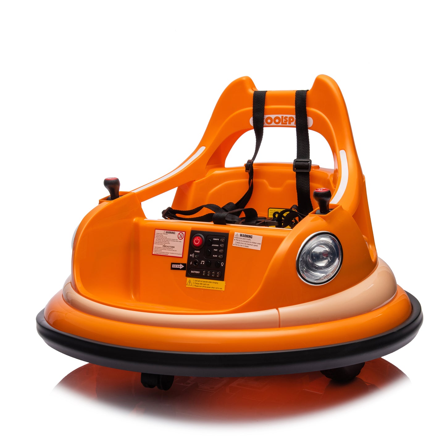 12V Ride-On Bumper Car for Kids with Remote Control and Safety Features