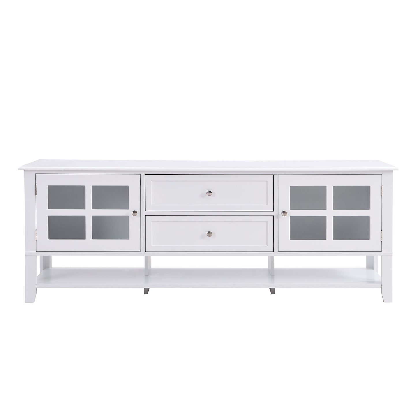 Elegant 60-Inch TV Stand with Versatile Storage Options and Contemporary Style