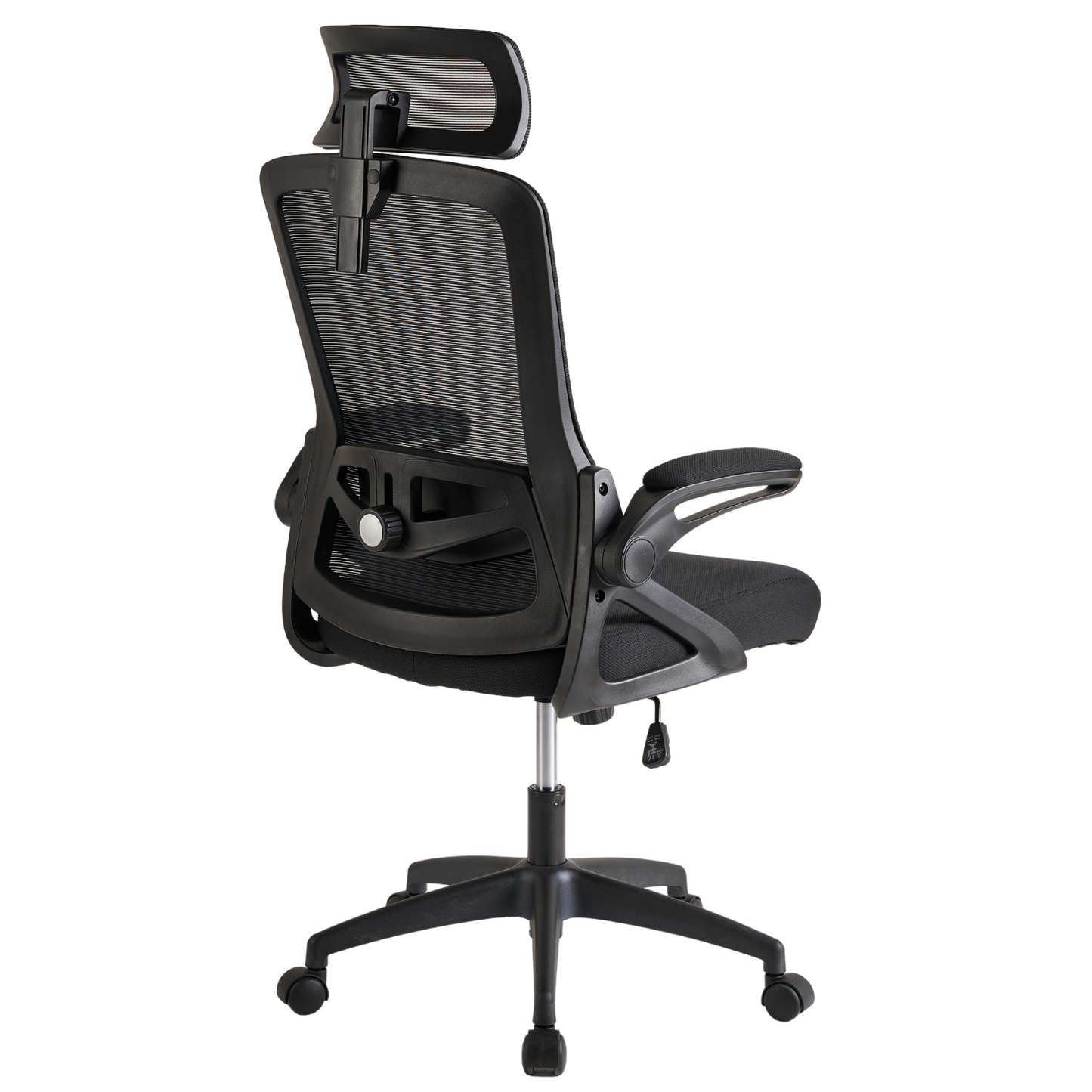 Ergonomic Office Desk Chair,Mesh High Back Computer Chair with Adjustable 3D Headrest & Lumbar Support & Flip-Up Arms Executive/Home/Study/Work Office Desk Chairs with Wheels