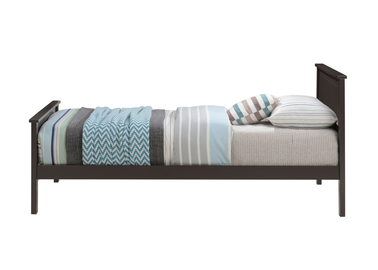 Bungalow Twin Bed, Chocolate Finish BD00494