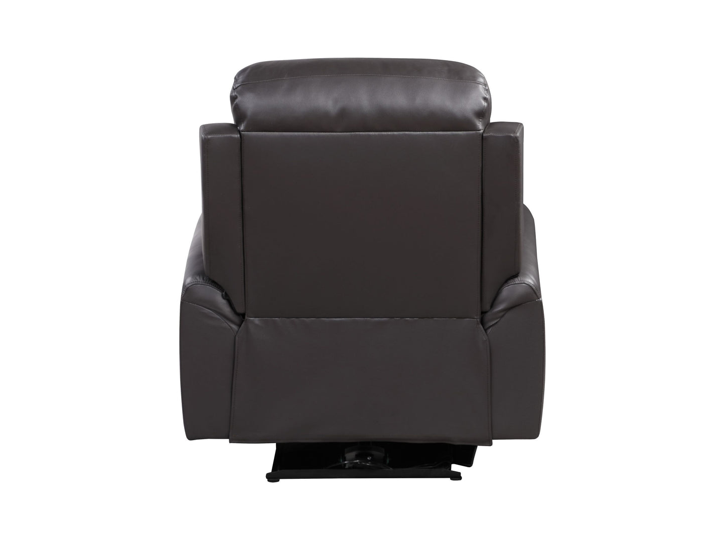 Ava Recliner in Brown Top Grain Leather Match with Power Motion