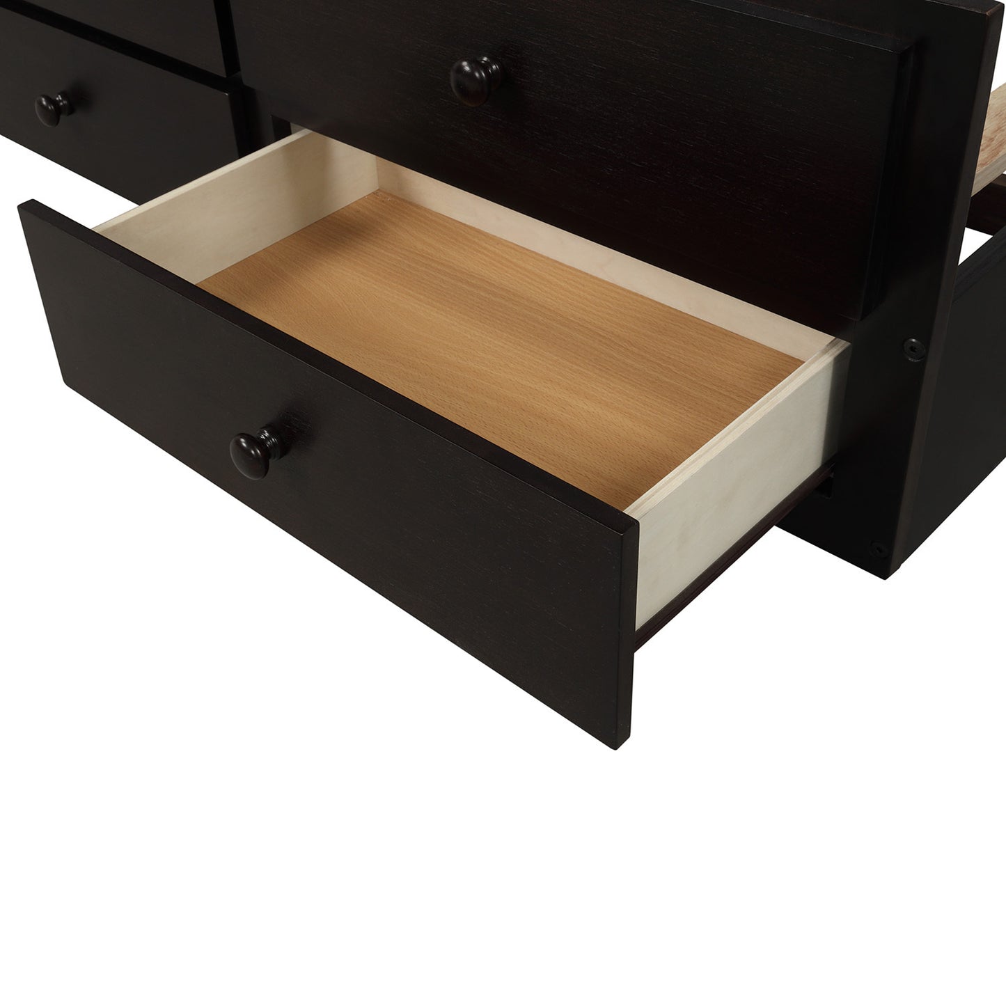 Versatile Twin Bunk Bed with Trundle and Storage Drawers for Stylish Sleepovers