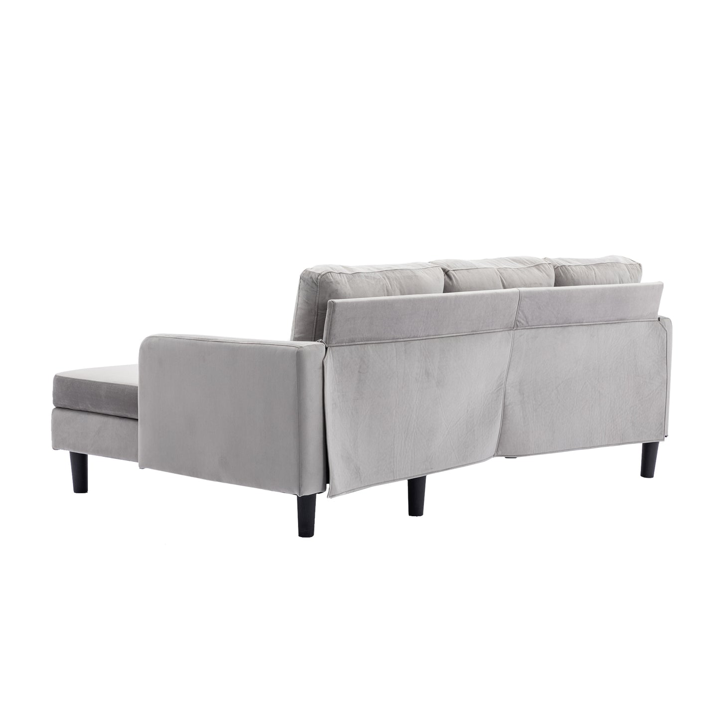 UNITED WE WIN Sectional Sofa Reversible Sectional Sleeper Sectional Sofa with Storage Chaise